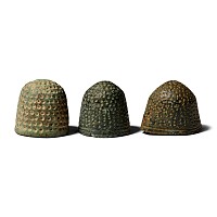 Medieval Bronze Beehive Thimble Collection