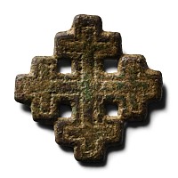 Medieval Bronze Knight's Holy Sepulchre Badge
