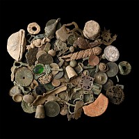 Medieval to Post Medieval Bronze and Other Artefact Group