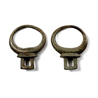 Romano-British Bronze Chariot Rein Guide Pair
