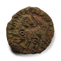 Anglo-Scandinavian Viking Bronze Beast Facing Back Brooch