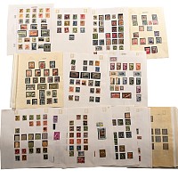 World Assorted Loose-Leaf Stamp Album Pages