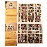 Two Packs of Sixty [60] King George VI Coronation Souvenir Stamps in Original Envelopes