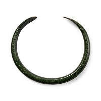 Late Roman Bronze Bracelet with Punched Decoration