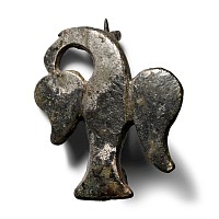 Roman Bronze Eagle Plate Brooch