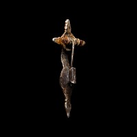 Frankish Silver-Gilt Radiate-Headed Bow Brooch