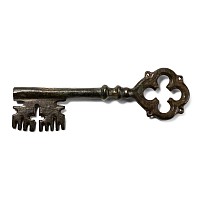 Very Large Medieval Bronze Key
