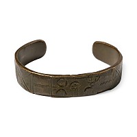 Late Roman Bronze Decorated Bracelet