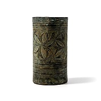 Dark Ages Bronze Decorated Pyxis