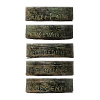 Dark Ages Bronze Decorated Pyxis