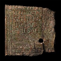 Roman Bronze Diploma Fragment
