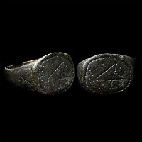 Medieval Ring with Pentagram