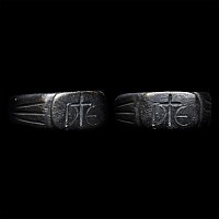 Tudor Period Ring with DE and Cross