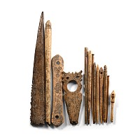 Roman Bone Artefact Collection