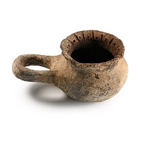 Western Asiatic Decorated Terracotta Dipper Cup