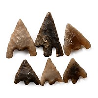 Farnham Stone Age Knapped Flint Arrowhead Collection