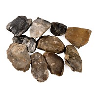 Farnham Stone Age Knapped Flint Scraper Collection