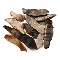 Farnham Stone Age Kapped Flint Knife Blade Collection