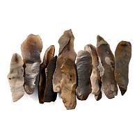 Farnham Stone Age Knapped Flint Knife Blade Collection