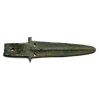 Chinese Bronze Warring States Style Dagger
