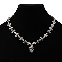Mesopotamian Butterfly Schist and Other Bead Necklace
