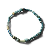 Roman Pale Blue Glass Bead Bracelet