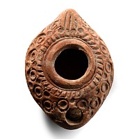 Roman Ovoid Lamp with Annular Decoration