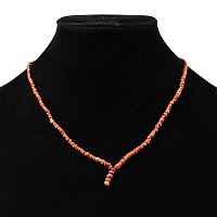 Roman Orange Glass and Other Bead Necklace String