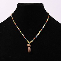 Roman Mixed Glass and Other Bead Necklace String