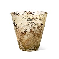 Roman Iridescent Glass Flared Kalathos