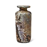 Roman Iridescent Glass Storage Vessel