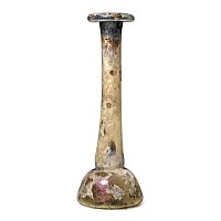 Roman Glass Candlestick Vial