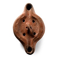 Large Roman Terracotta Ring Suspension Lamp