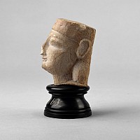 'The Metropolitan Museum of Art' Cypriot Limestone Votive Head of a Man