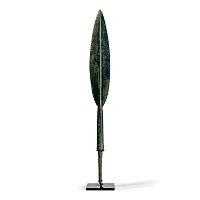 Large Luristan Leaf-Shaped Bronze Spearhead