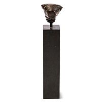 Western Asiatic Bronze Head of a Lioness