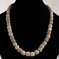 Woolly Mammoth Bone Bead Necklace String