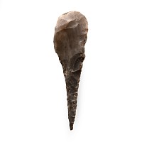 Stone Age Knapped Flint Drill