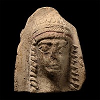 Western Asiatic Terracotta Idol Head