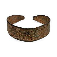 Roman Bronze Decorated Bracelet