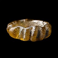 Roman Amber-Coloured Glass Ring