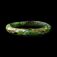 Post Medieval Multi-Coloured Glass Ring