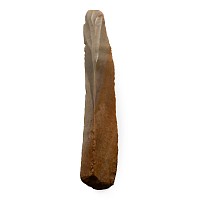 French Stone Age Knapped Flint Long Blade Scraper
