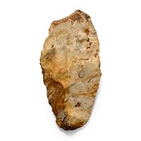 French Stone Age Mousterian Knapped Fint Knife