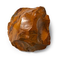Very Large Stone Age Fontmaure Knapped Jasper Handaxe