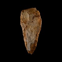 Giant French Stone Age 12 Inch Acheulean Knapped Handaxe