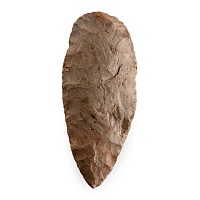 North American Stone Age Knapped Bifacial Knife