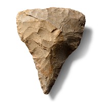 North American Stone Age Knapped Bifacial Drill