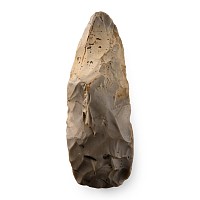 British Stone Age Part Polished Knapped Axehead