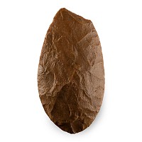 African Stone Age Homo Erectus Knapped Cordiform Handaxe